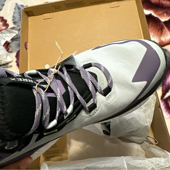 NWT Adidas Terrex Free Hiker 2 Gtx Women’s 8 Hiking shoes Purple Gray - Picture 5 of 16